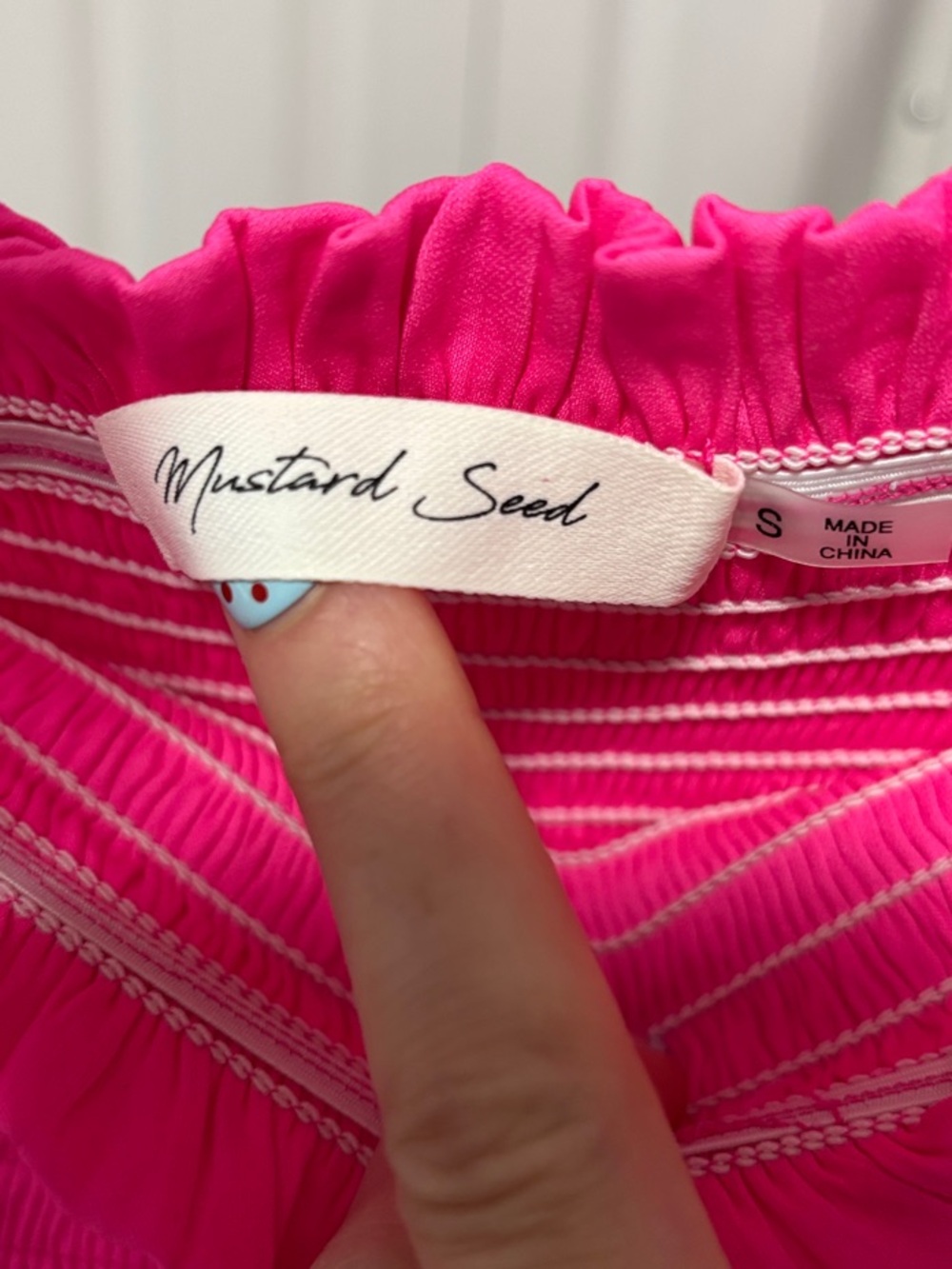 Hot Pink Tiered Ruffle Mini Skort - Picture 3 of 4